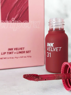 Review peripera Ink Velvet Liptint + Liner