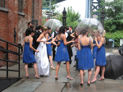 Brooklyn Weddings on Oohs And Aahs When This Lovely Wedding Party Arrived In Dumbo Sunday