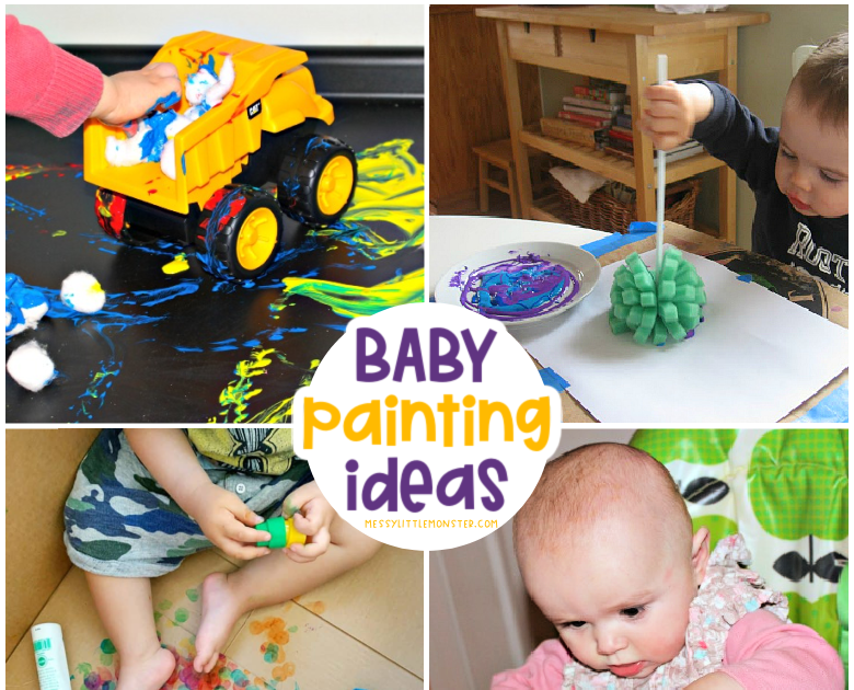 Homemade Paint Recipes Safe for Babies and Toddlers ~ Learn Play