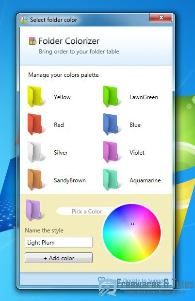 Folder Colorizer : un logiciel gratuit pour changer la couleur de vos dossiers