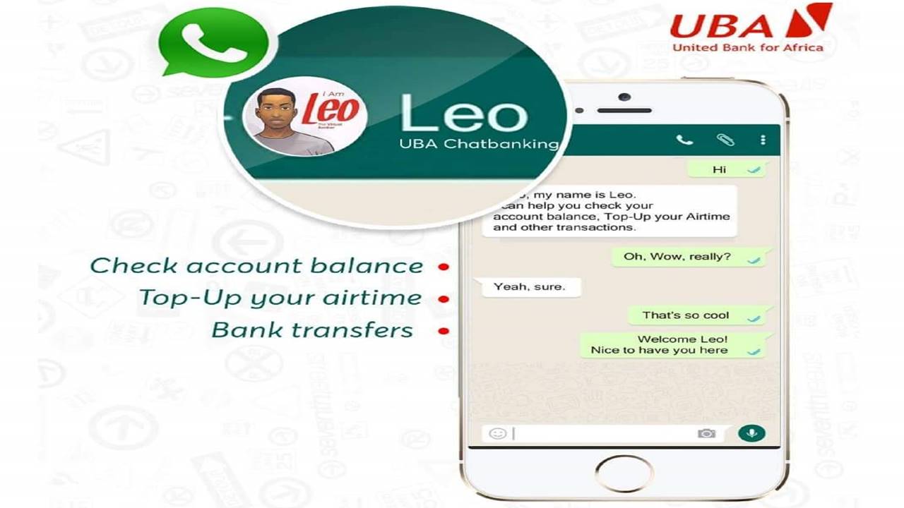 UBA Cameroon WhatsApp Number: Leo Online Banking