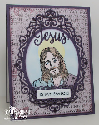 ODBD Jesus Loves You Stamp/Die Duos, ODBD Jesus Single, ODBD Christian Faith Paper Collection, ODBD Custom Ornate Ovals Dies, ODBD Custom Ovals Dies, ODBD Custom Filigree Frames Dies, ODBD Custom Rectangles Dies, Card Designer Angie Crockett