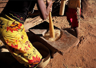 Making a meal in Africa