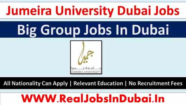 Jumeira University Careers Jobs