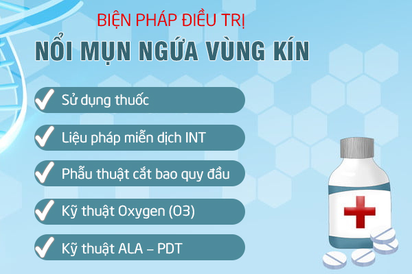 Cách điều trị mụn ở vùng kín