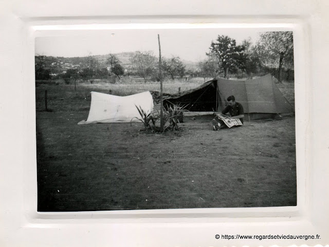 Camp Bottéro 1949 Bellerive, allier.