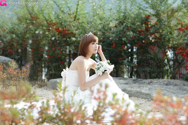 1 Kang Yui - Wedding Dress-very cute asian girl-girlcute4u.blogspot.com