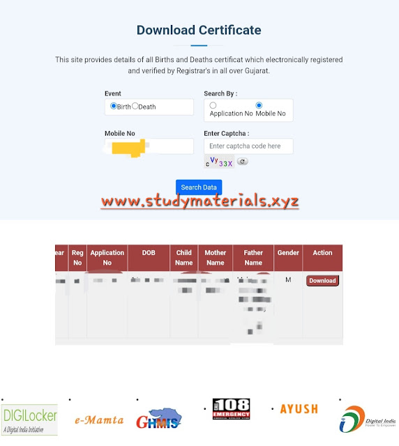 Janm pramanpatra formet online