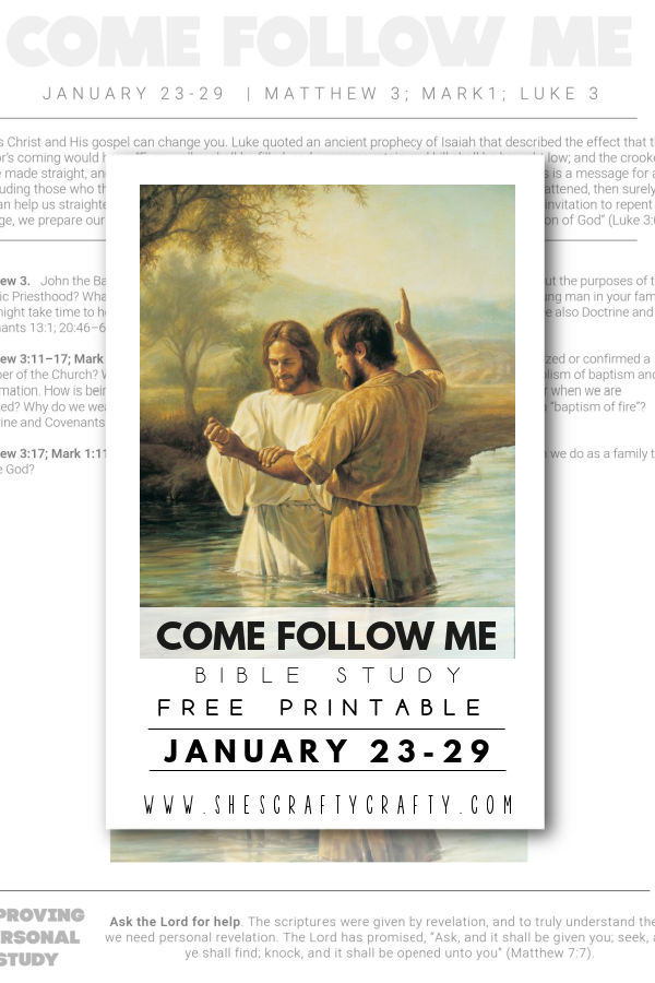 Come Follow Me January 23 free printable pinterest pin.