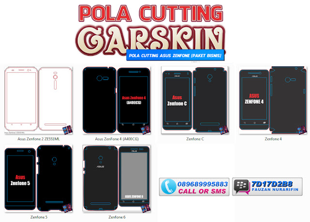 Pola Cutting ASUS ZENFONE [Paket Bisnis]