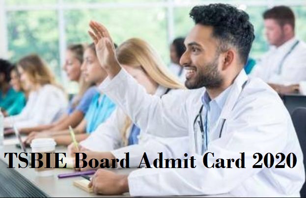 TSBIE Board Admit Card 2020 - Telangana State Board of Intermediate Education Examination Admit Card 2020