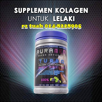 auramen collagen drink untuk lelaki