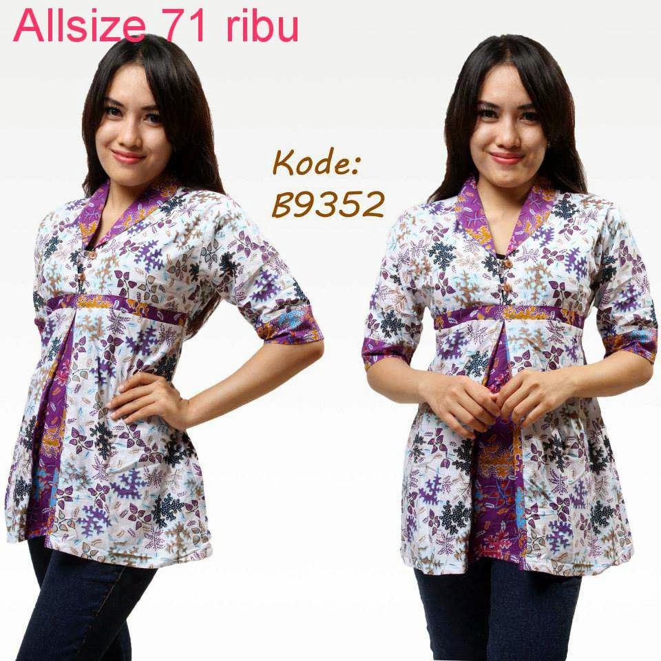  Contoh  Model Baju  Batik  Kerja Model Baju  Batik 