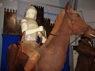 Cavalo e cavaleiro em Chocolate