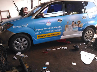 Branding Car Trafeloka di Pekanbaru