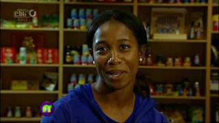 Shelly-Ann Fraser-Pryce on Newsround 6 August 2011