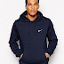 New With Tags Mens Nike Club Gym Athletic Swoosh Hoodie Hooded Sweatshirt