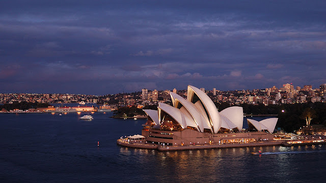 objek wisata Gedung Opera Sydney Australia