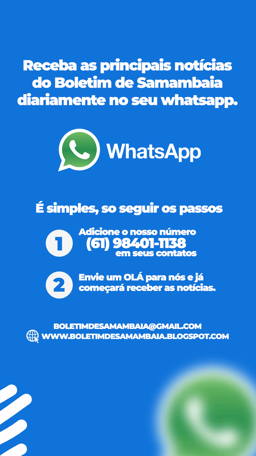 BOLETIM DE SAMAMBAIA
