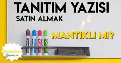 Tanıtım Yazısı Satın Almak