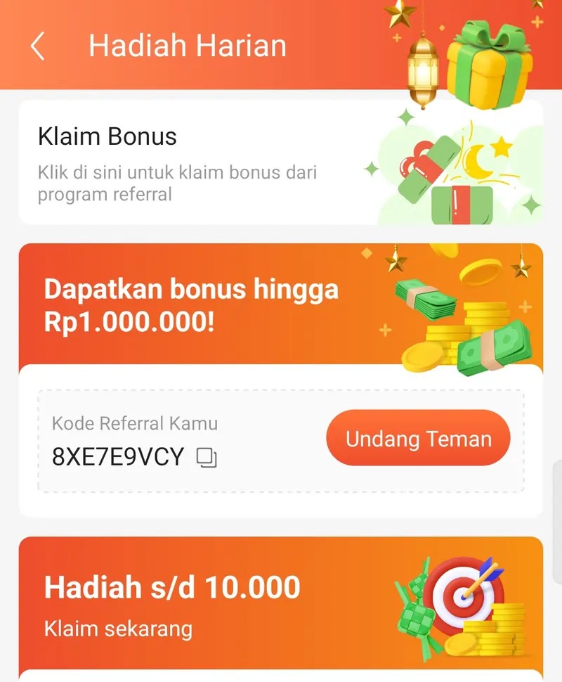 Referral code ShopeePay 2025