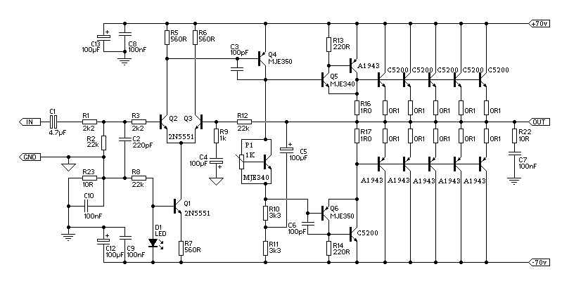 JM ELECTRO SKEMA AUDIO AMPLIFIER 