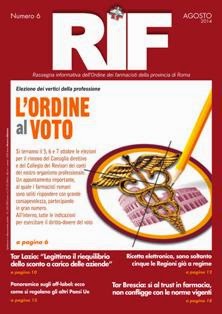 RIF Rassegna Informativa del Farmacista 2014-06 - Agosto 2014 | TRUE PDF | Trimestrale | Professionisti | Medicina | Farmacia
RIF è prevalentemente dedicato ai temi dell'attualità professionale, declinati in senso territoriale, per rispondere a una precisa esigenza dei lettori, raggiunti da una pletora di mezzi di informazione professionale a tiratura nazionale che hanno però l'inevitabile limite di trascurare o le notizie e i problemi del territorio, ovvero quelli di interesse più diretto per professionisti che al territorio sono intimamente legati.
Questa scelta editoriale è alla base del grande successo e della grande penetrazione di RIF nella comunità professionale dei farmacisti di Roma e provincia. Pensare e parlare locale, tuttavia, non impedisce al giornale dell'Ordine di Roma di offrire un respiro globale: sulle pagine della prima sezione del giornale trovano infatti ospitalità anche temi professionali di rilievo nazionale e internazionale, come l'attività di governo e dei legislatori in materia di farmacia, le attività e iniziative della Comunità europea nella filiera della distribuzione farmaceutica, i grandi fenomeni su scala planetaria come la contraffazione dei farmaci e l'e-commerce farmaceutico, solo per fare qualche esempio. La peculiarità di RIF è quella di ricondurre ogni tema, quando e per quanto possibile, alla realtà che vivono i lettori, ovvero il mondo della farmacia nella Capitale e nella sua provincia.
Articoli e testi sono sempre materiali originali ed esclusivi, prodotti da una rete di collaboratori costituita da giornalisti e autori di grande qualità professionale, che operano sotto il diretto coordinamento dell'Ordine di Roma.