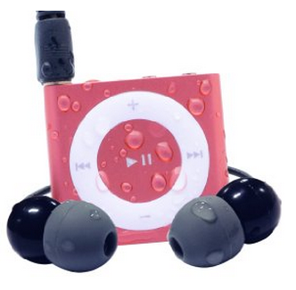 Waterfi 100% Waterproof iPod Shuffle Swim Kit with Dual Layer Waterproof/Shockproof Protection