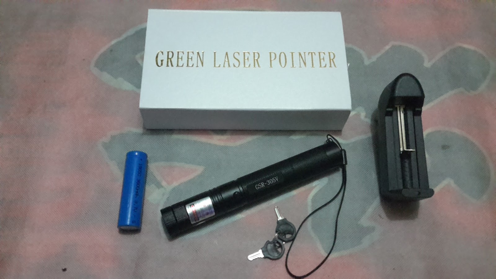 green laser pointer cas 303