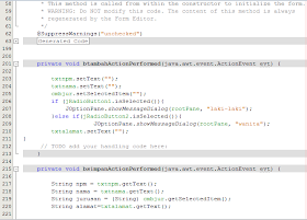 Membuat form Data Mahasiswa Java Netbeans koneksi Database MYSQL