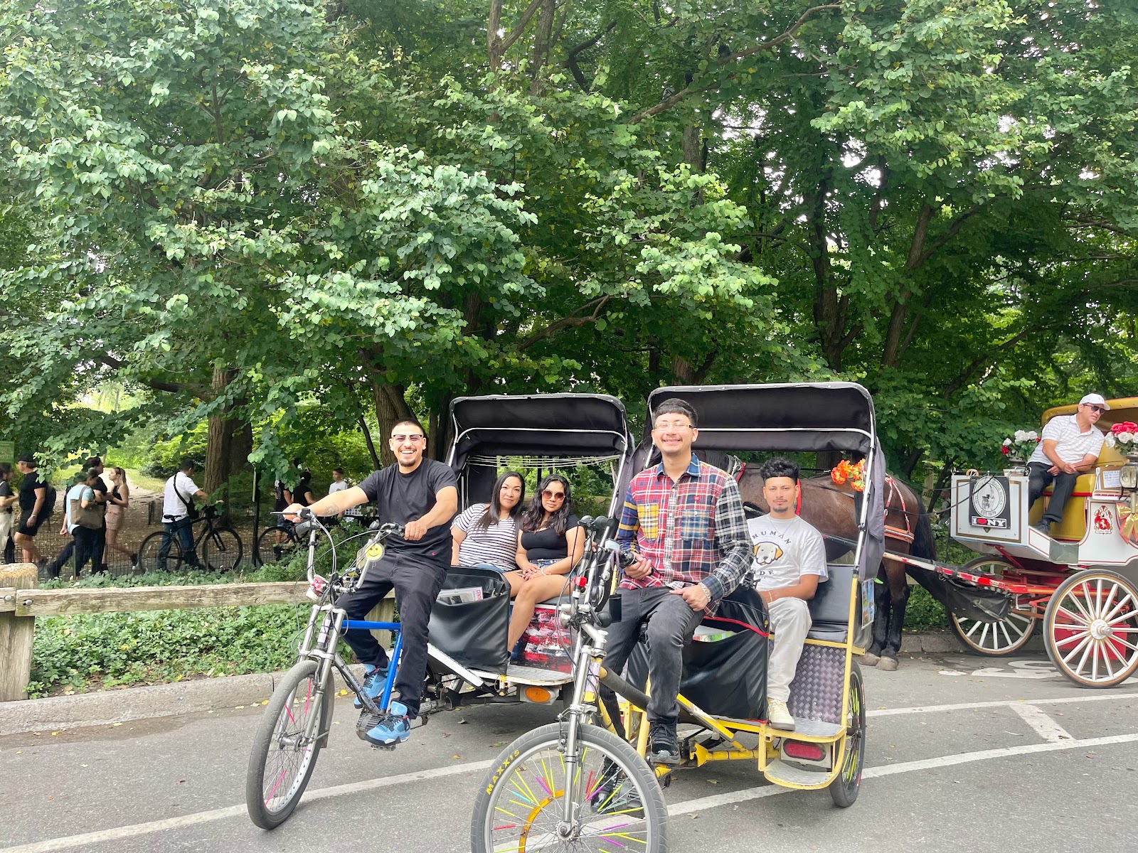 Central Park Attractions Pedicab Riders