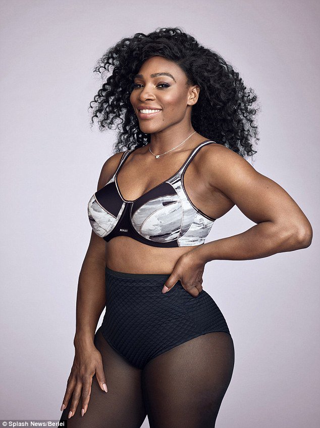 Serena Williams flaunts killer curves in sports bra and pants for Berlei campaign (Photos)