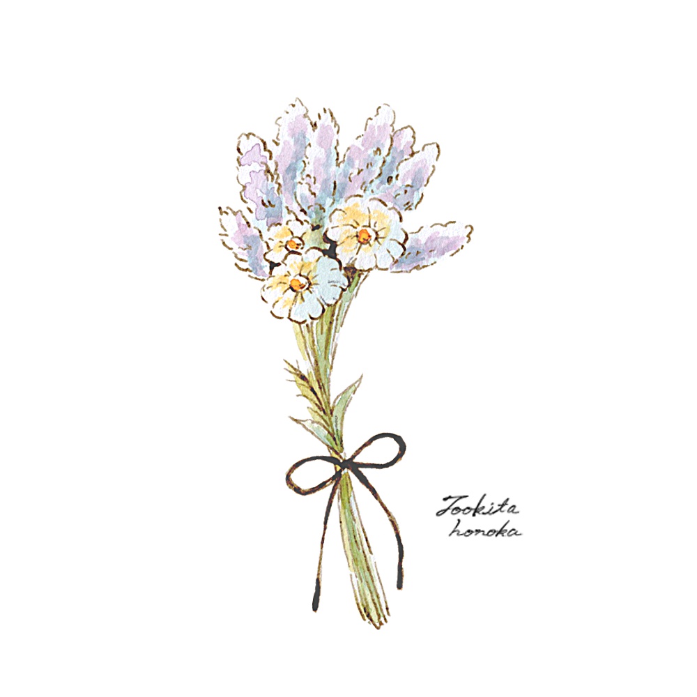フリーアイコン無料配布 おしゃれで大人かわいいラベンダーとカモミールの花束の手書きイラスト ツイッター インスタ Line各sns用フリー素材 遠北ほのかのイラストサイト フリーアイコン無料配布 おしゃれで大人かわいいラベンダーとカモミールの花束の手書きイラスト ツイッター インスタ Line各sns用フリー素材 遠北ほのかのイラストサイト