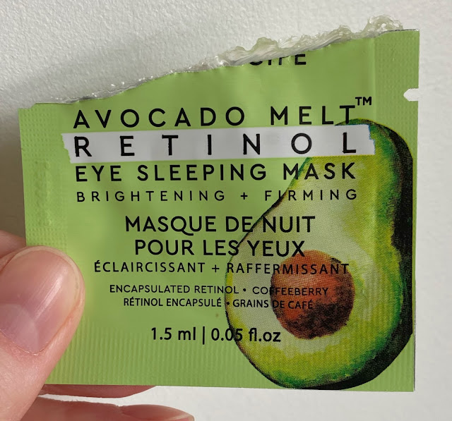 Glow Recipe Avocado Melt Retinol Eye Sleeping Mask sample