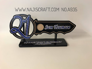 VALUE 21ST KEY 70CM - ROYAL BLUE NAME