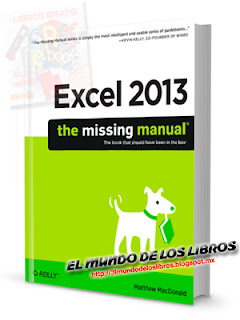 PDF-Excel 2013, the missing manual - Matthew Mcdonald - O'relly Editorial - First Edition 2013 - Idioma Ingles - 35 MB - 1020 páginas 