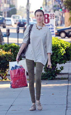 Whitney Port out shopping at Opening Ceremony