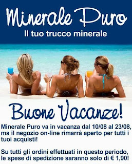 Minerale Puro - Chiusura per ferie e spedizione a 1,90€