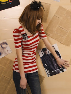 Wholesale Fashion Tops D2274 Red Model