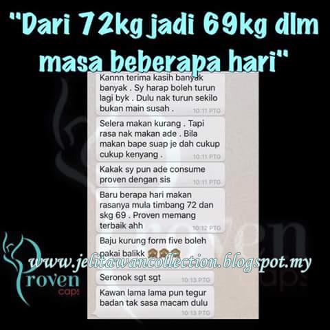 Ubat Kurus paling Berkesan : Proven Caps  Jelitawan 