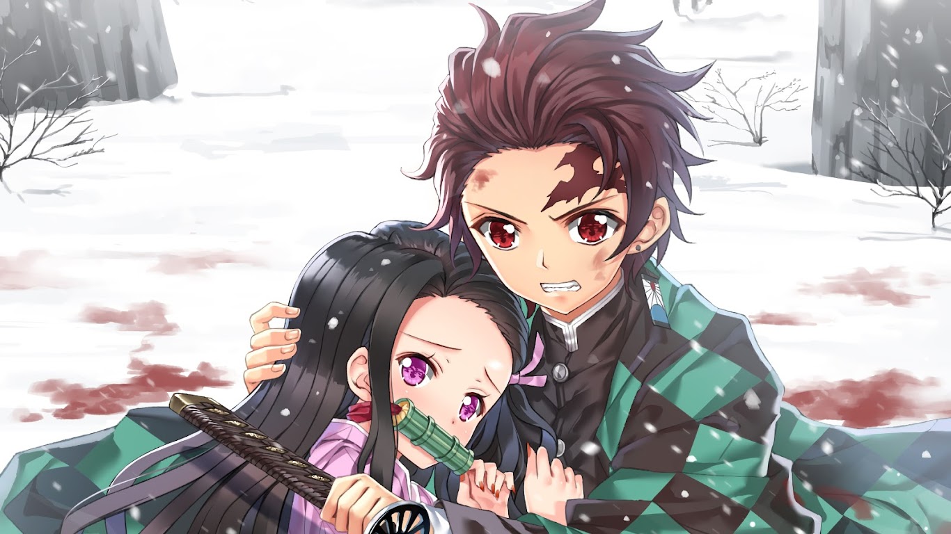 Tanjirou and Nezuko, Kimetsu No Yaiba, 4K, #33 Wallpaper