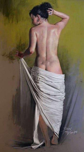 Artist Hasan Saygin | Nude Portrait