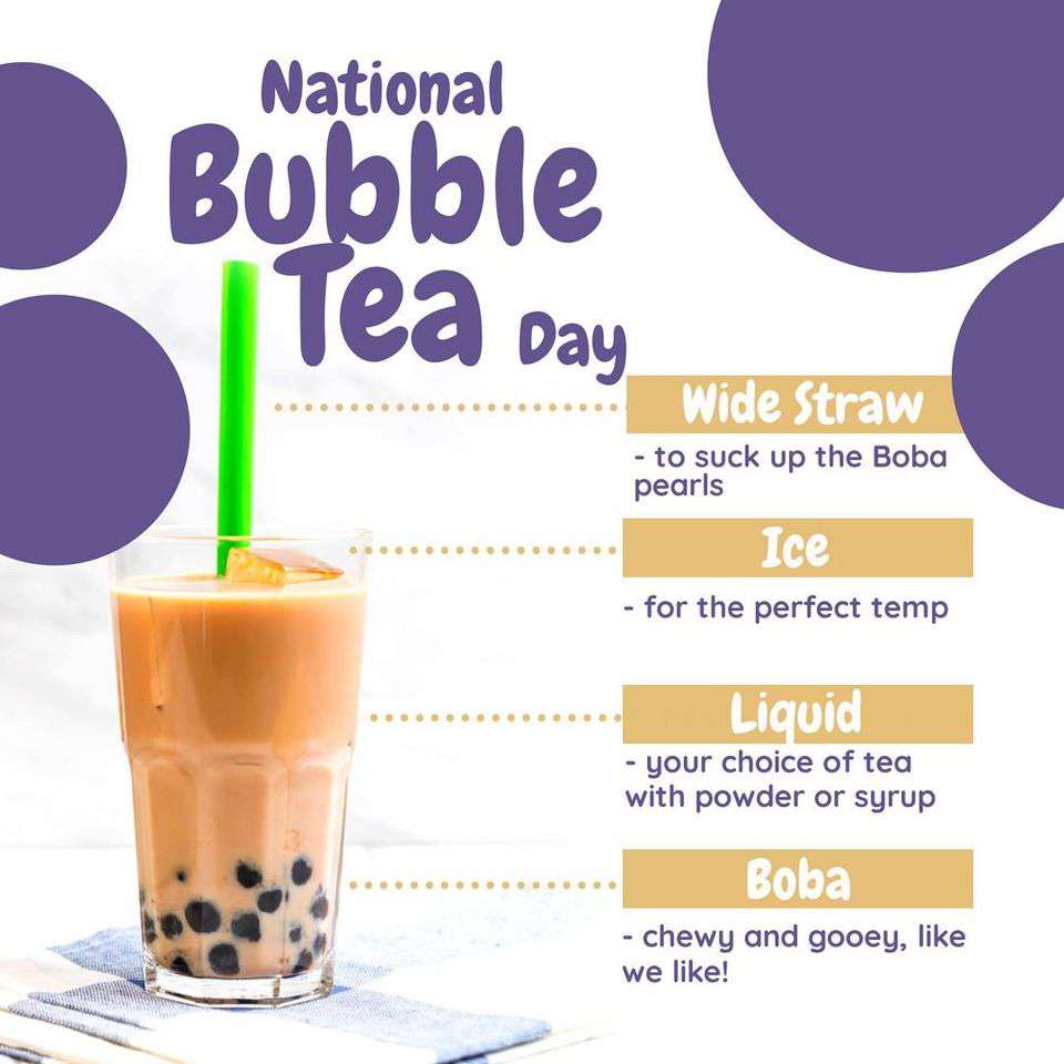 National Bubble Tea Day Wishes
