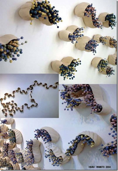 transformation_caterpilars - Ikuko Iwamoto contemporary ceramics 