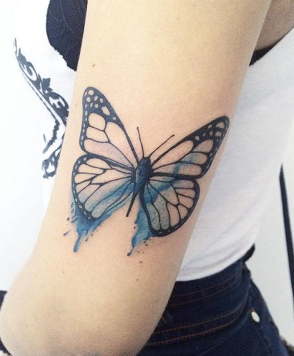 butterfly tattoo designs for lady