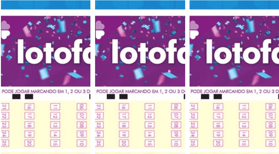 Os 20 últimos resultados da lotofácil