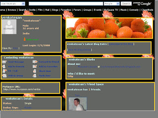 flower myspace layouts
