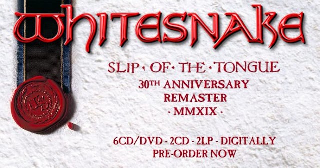 Box especial comemora os 30 anos do álbum "Slip of the Tongue" da banda Whitesnake