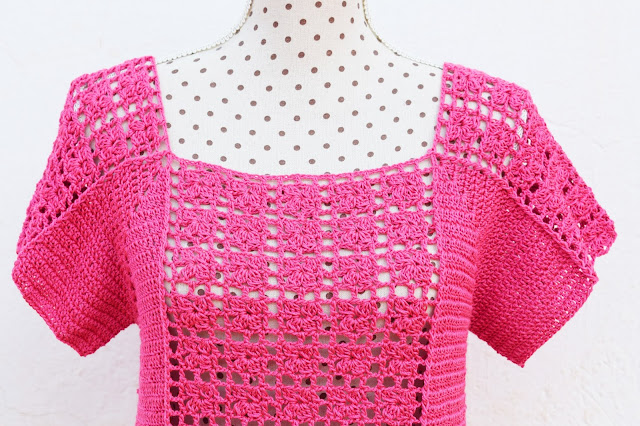 1 - Crochet Imagen Blusa veraniega a crochet y ganchillo por Majovel Crochet