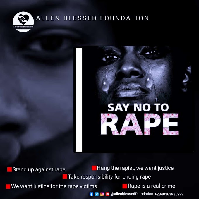  Article: Allen MD Jnr - #SayNoToRape
